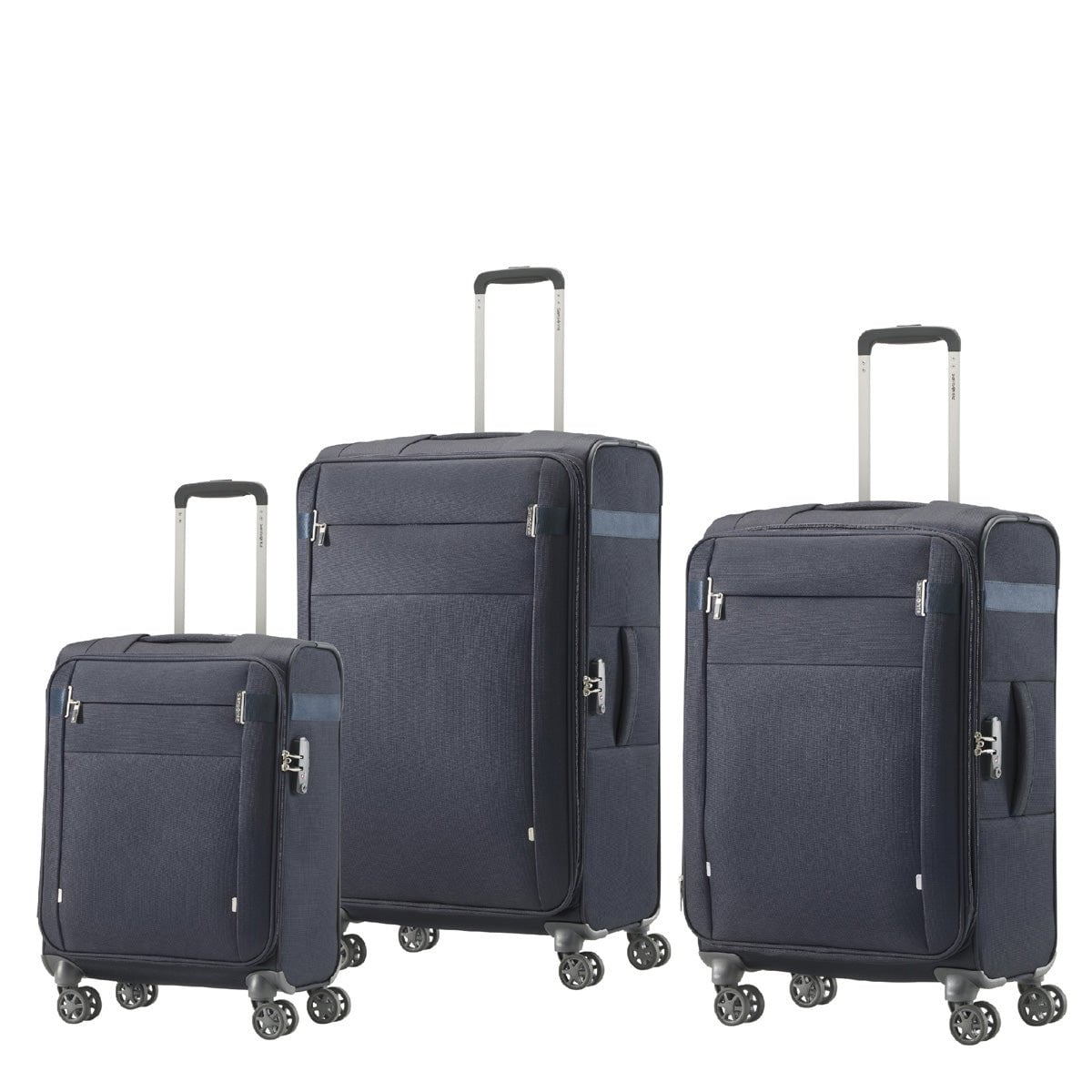 Samsonite Luggage Navy Samsonite Rhapsody Superlite Spinner 3-Piece Luggage Set