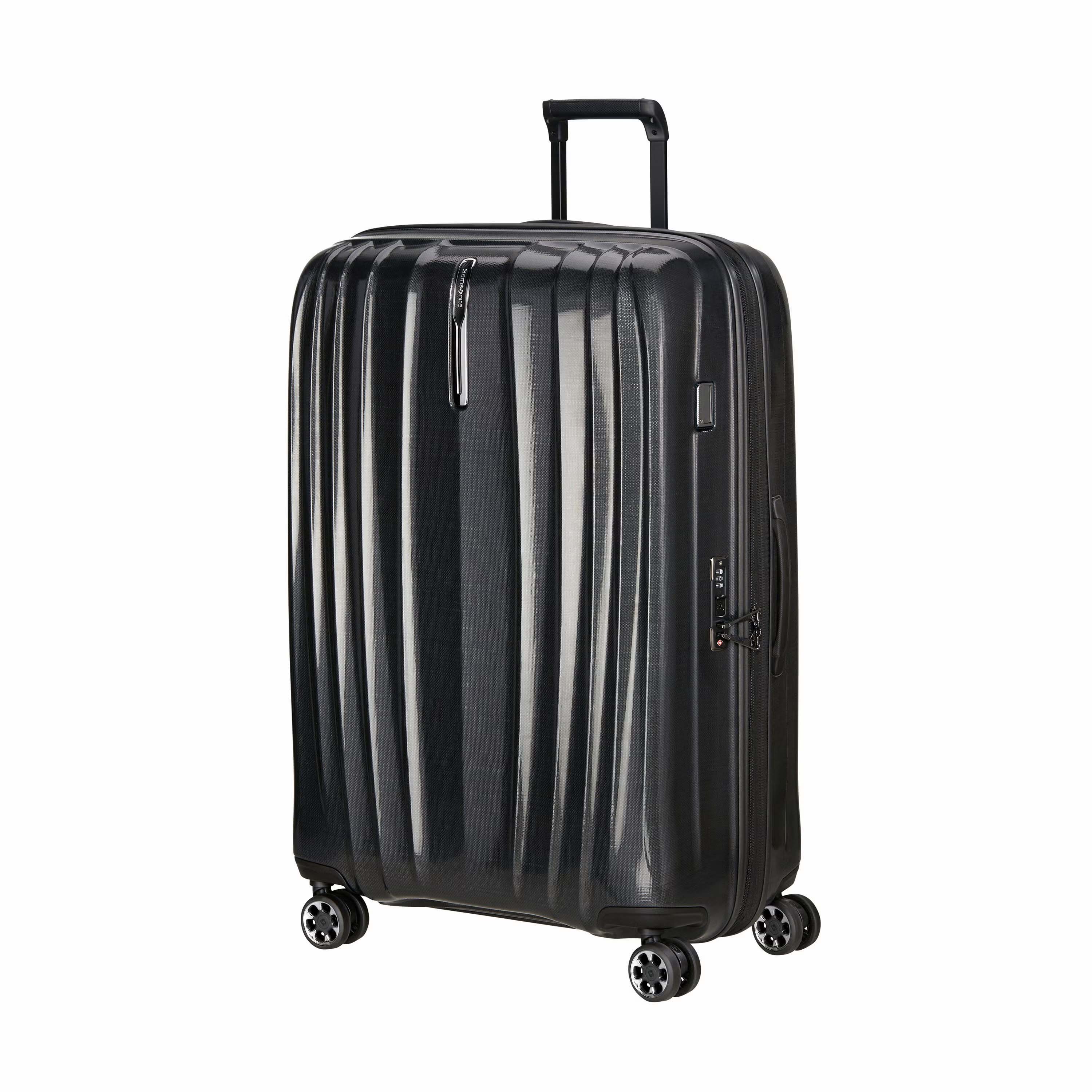 Samsonite Luggage Onyx Black Samsonite Nexis Spinner Large Luggage (31)