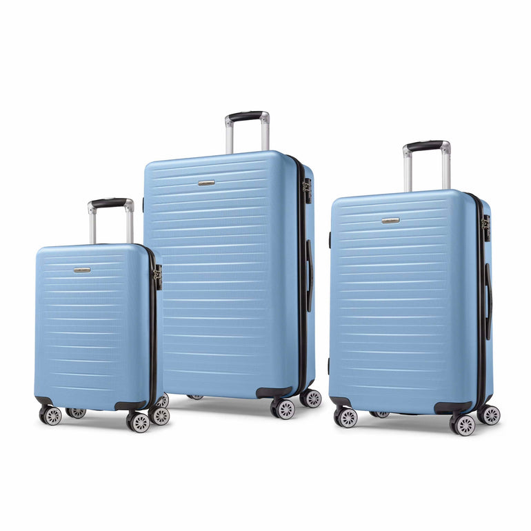 Samsonite Luggage Pastel Blue Samsonite Phoenix DLX Spinner 3-Piece Luggage Set