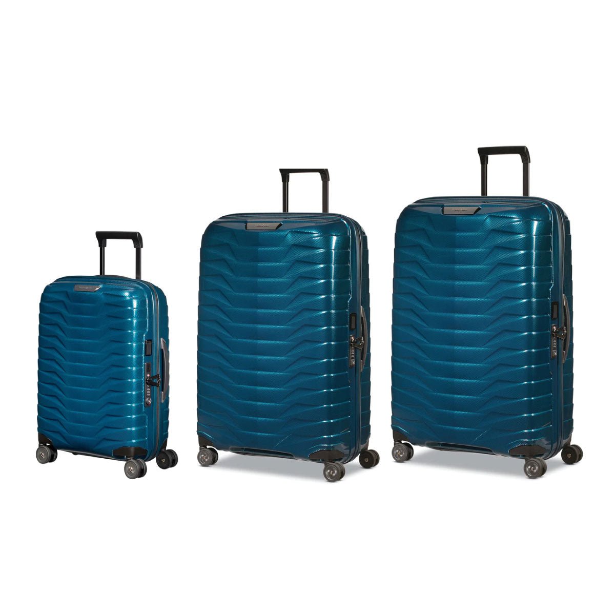 Samsonite Luggage Petrol Blue Samsonite Proxis Spinner 3-Piece Luggage Set