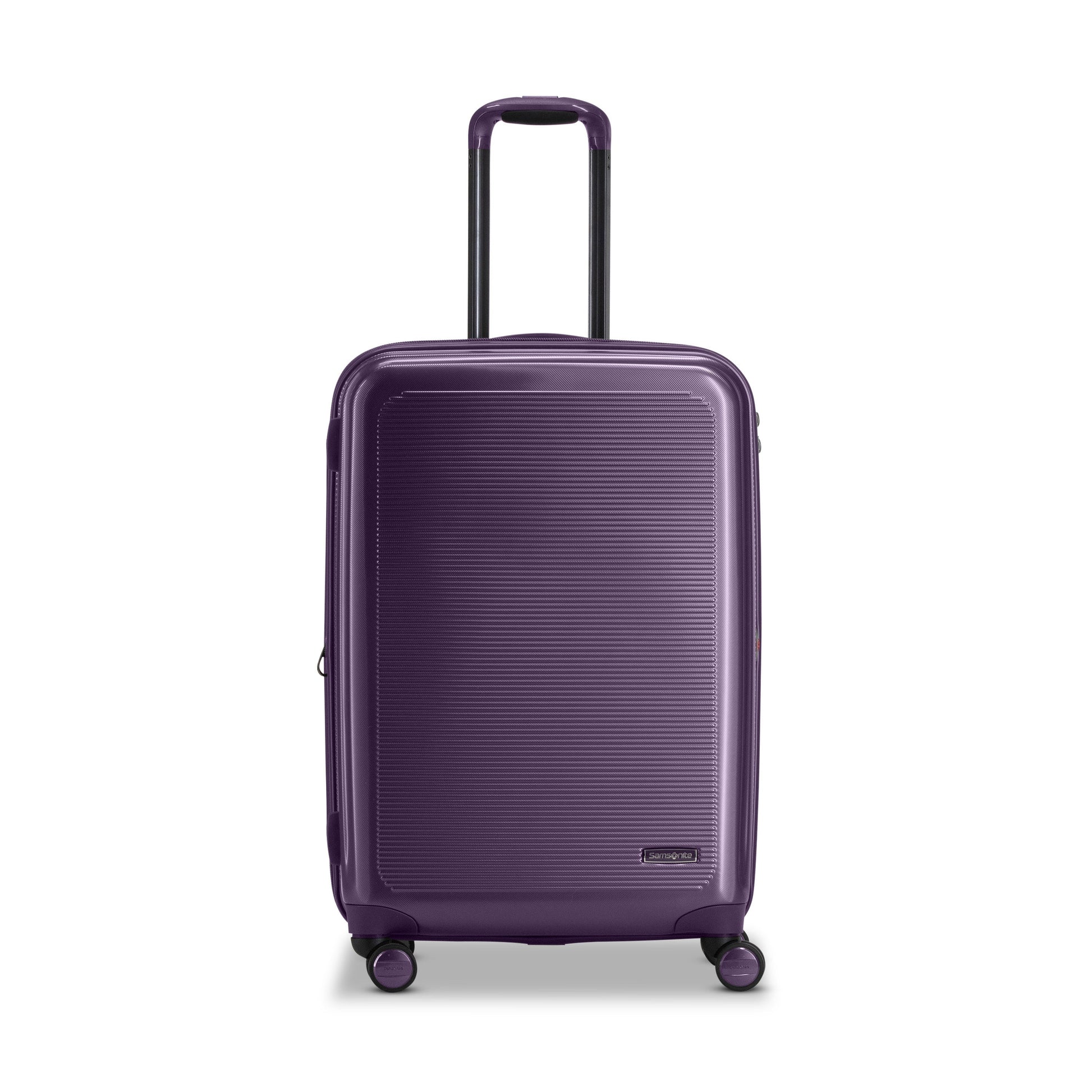 Samsonite Luggage Purple Samsonite Kenya Spinner Expandable Medium Luggage