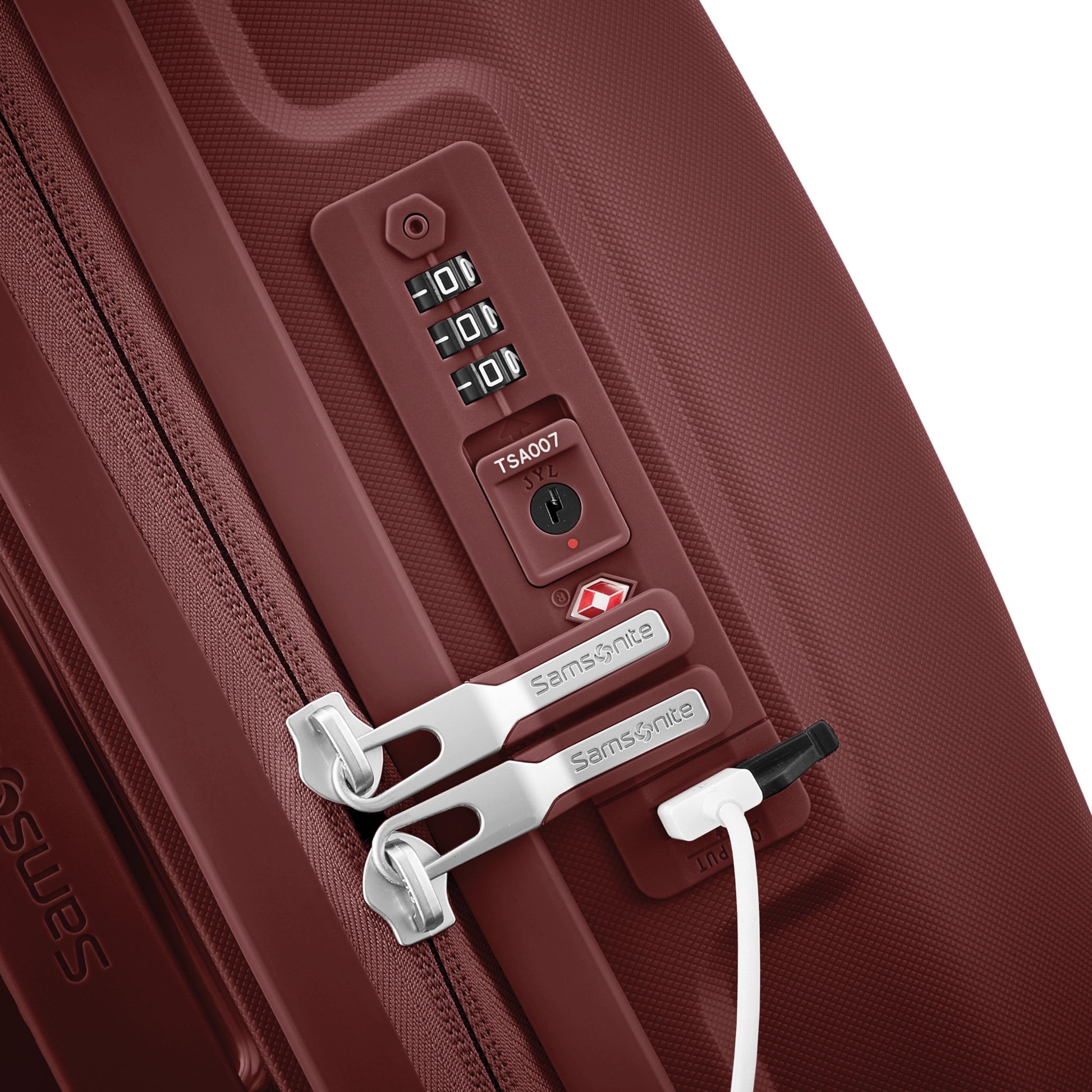 Samsonite Luggage Shiraz/Burgundy Samsonite Outline Pro Carry-On Spinner Luggage - Shiraz/Burgundy