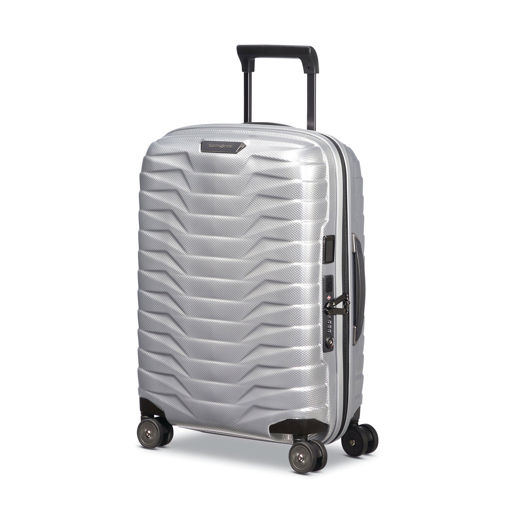 Samsonite Luggage Silver Samsonite Proxis Expandable Spinner Carry-On Luggage