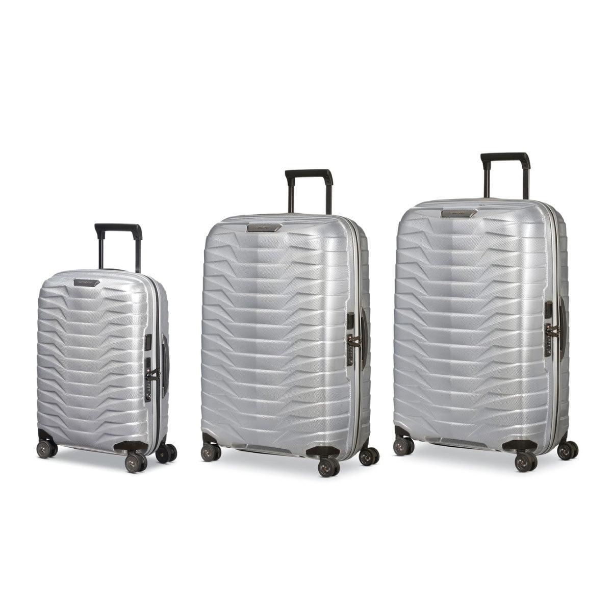 Samsonite Luggage Silver Samsonite Proxis Spinner 3-Piece Luggage Set