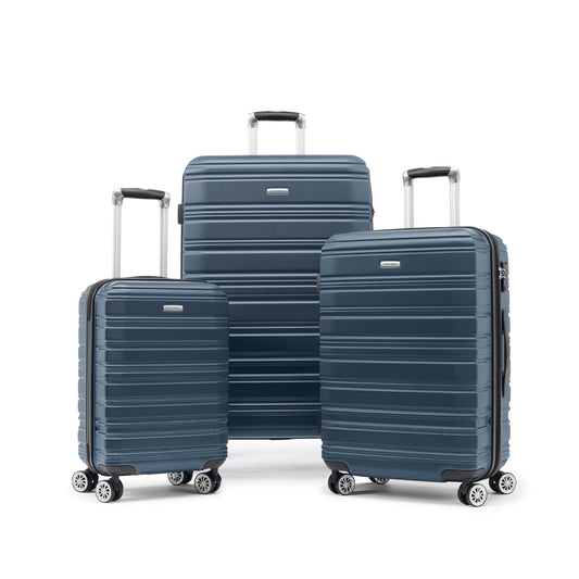 Samsonite Luggage Slate Blue Samsonite Rhapsody 360 Spinner 3-Piece Luggage Set