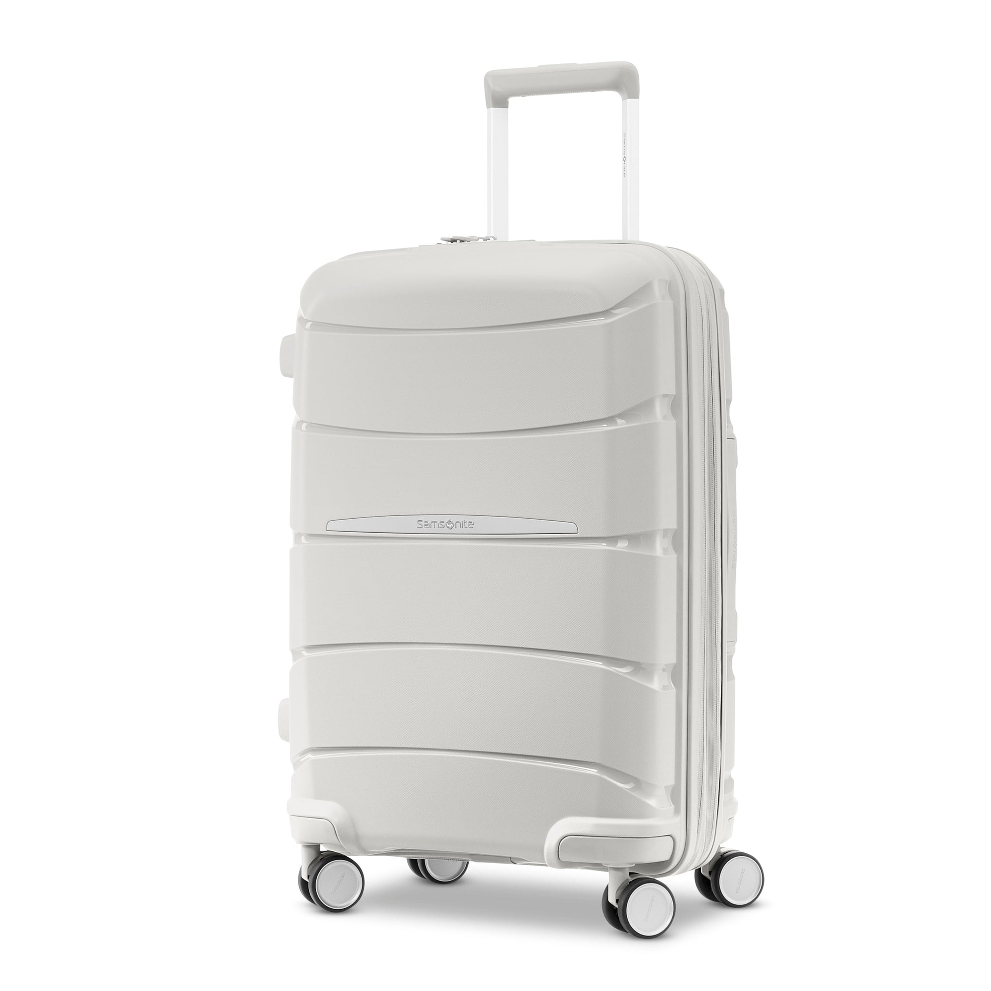 Samsonite Luggage Stone Grey Samsonite Outline Pro Carry-On Spinner Luggage