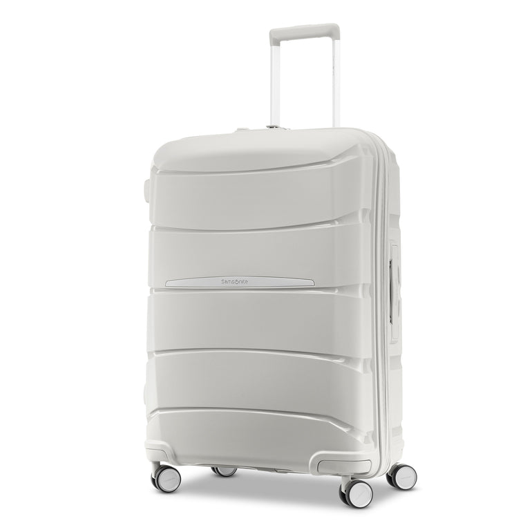 Samsonite Luggage Stone Grey Samsonite Outline Pro Medium Expandable Spinner Luggage