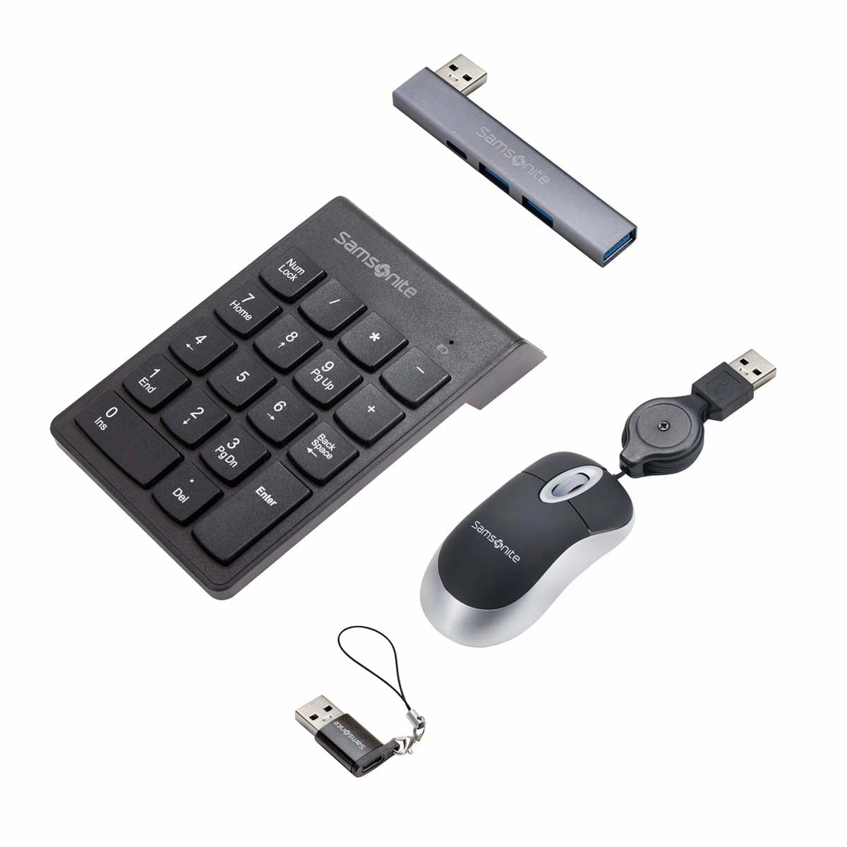 Samsonite Travel Accessories Black Samsonite Travel Accessories 4 Piece Tech Set