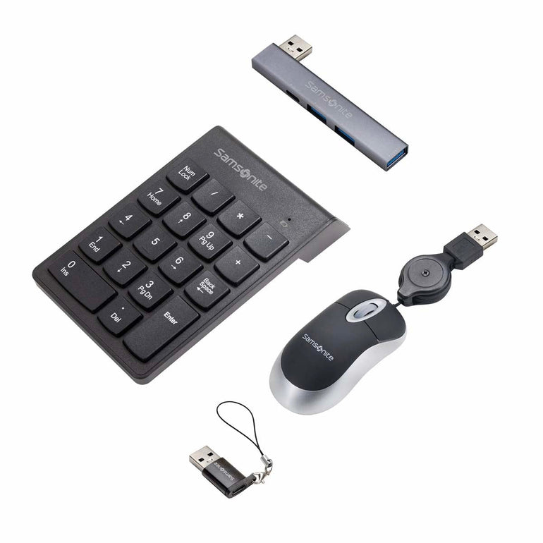 Samsonite Travel Accessories Black Samsonite Travel Accessories 4 Piece Tech Set