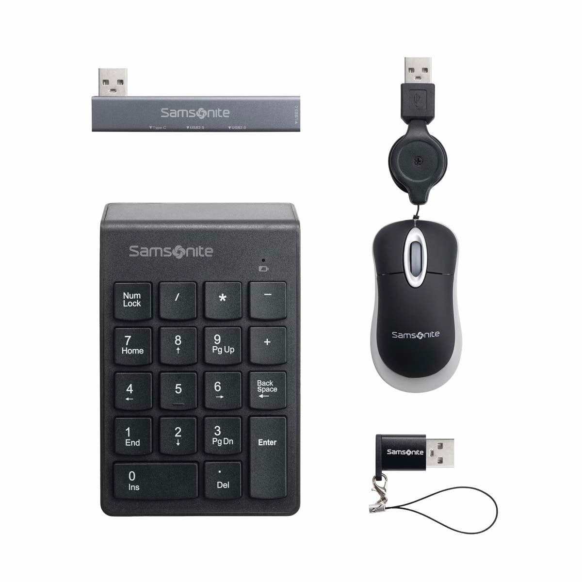 Samsonite Travel Accessories Black Samsonite Travel Accessories 4 Piece Tech Set