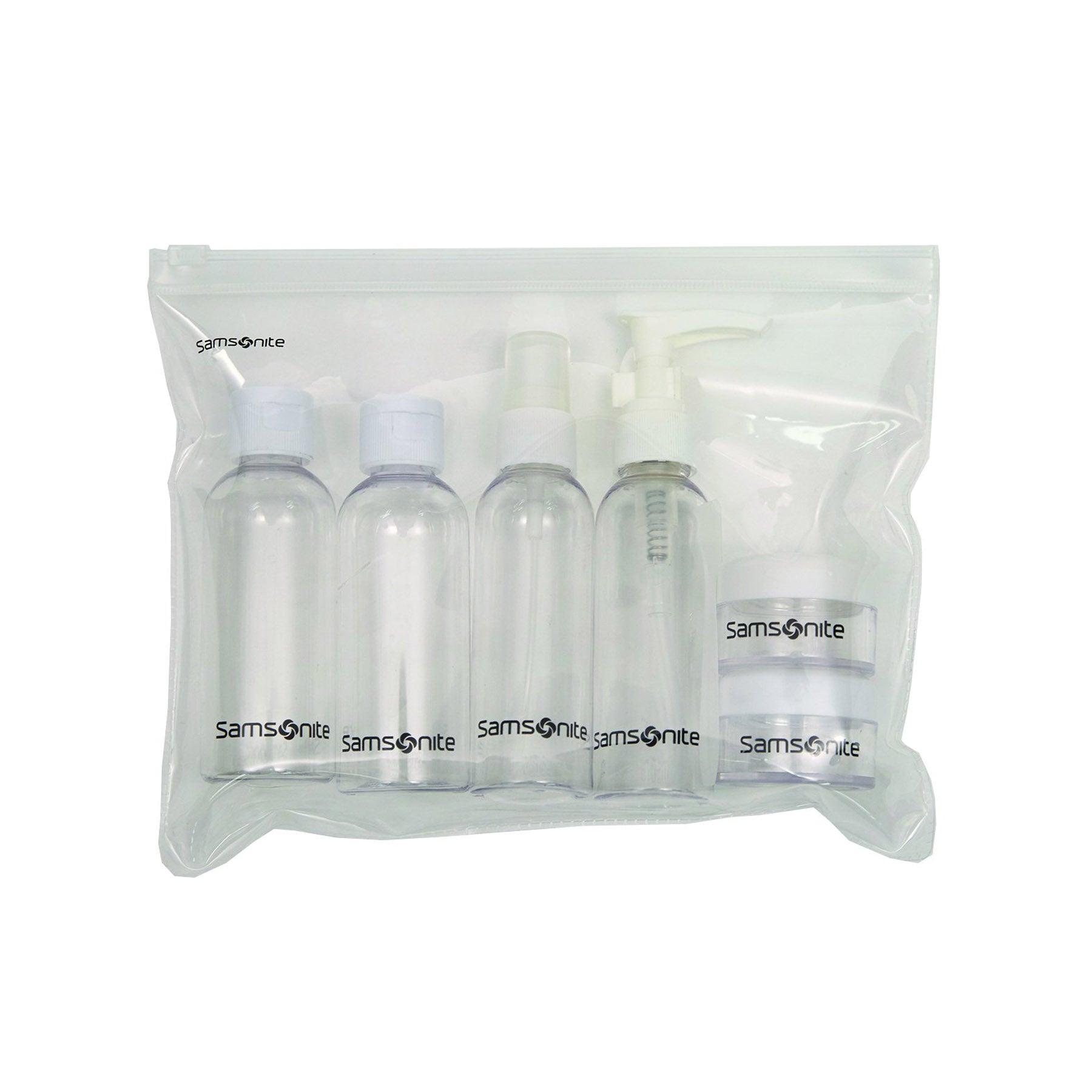 Samsonite Travel Accessories Clear Samsonite 6 Piece Travel Bottle Set