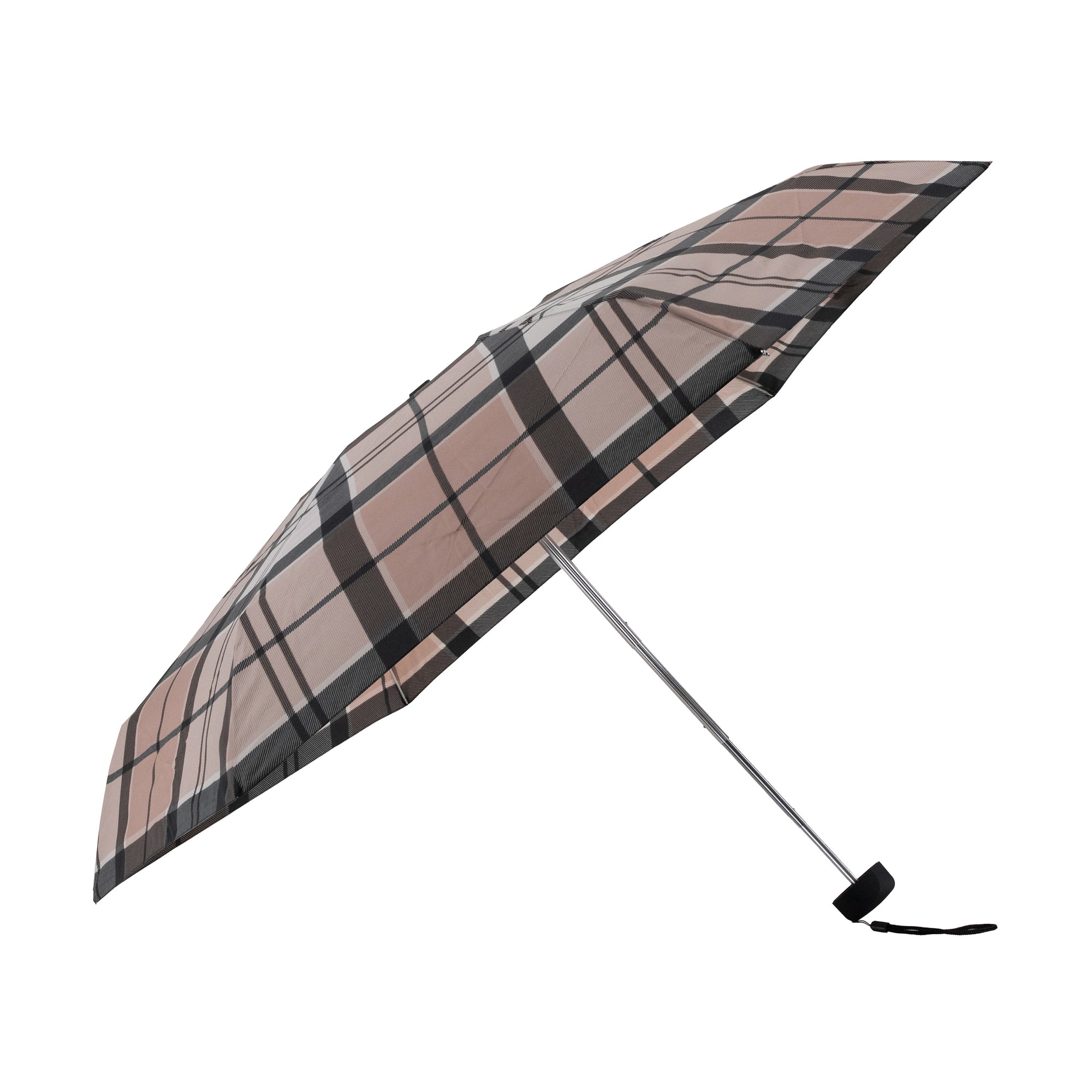 Samsonite Umbrellas Beige Check Samsonite Manual Flat Umbrella