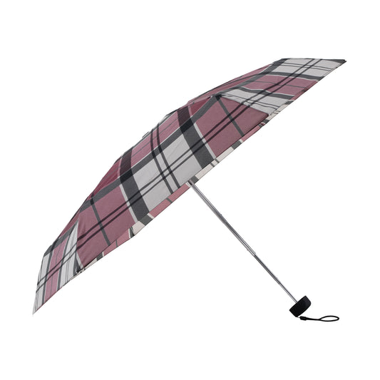 Samsonite Umbrellas Garnet Red Check Samsonite Manual Flat Umbrella