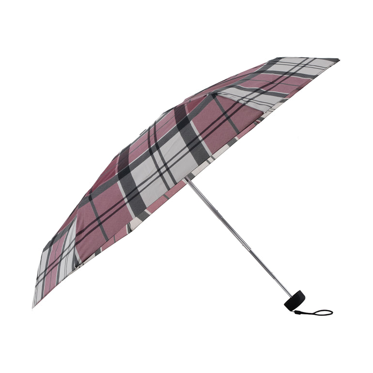 Samsonite Umbrellas Garnet Red Check Samsonite Manual Flat Umbrella
