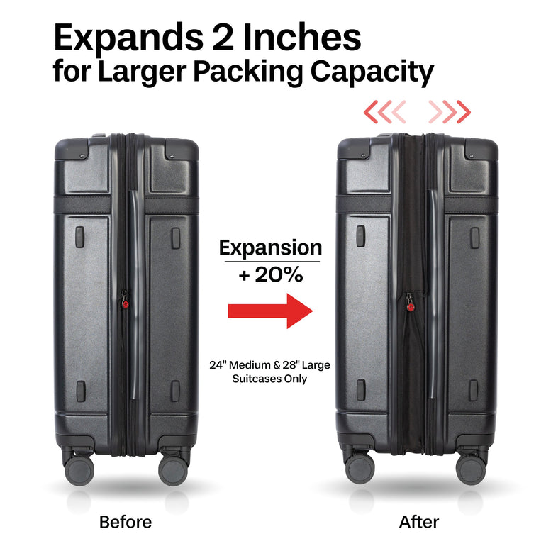 SKROSS Luggage Skross Apex 3-Piece Hardside 3-Piece Luggage Set