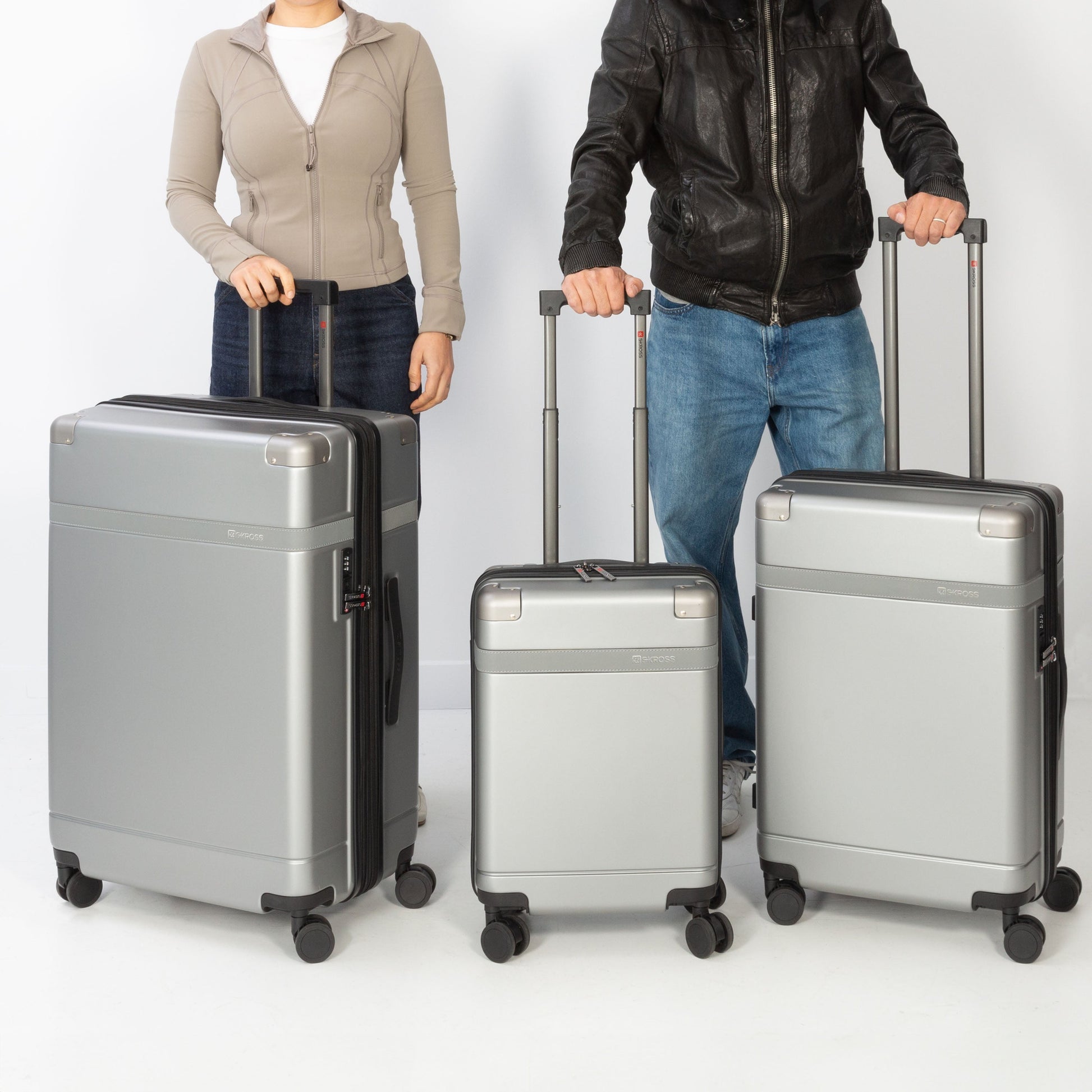 SKROSS Luggage Skross Apex 3-Piece Hardside 3-Piece Luggage Set
