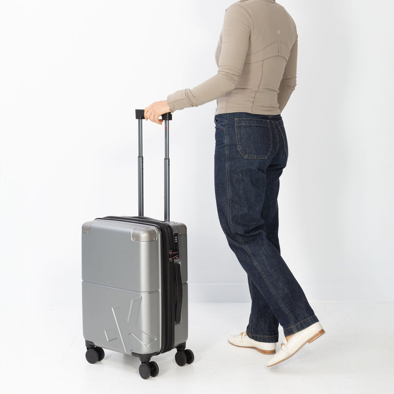 SKROSS Luggage Skross Studio K 20” Hardside Carry-On Luggage with 3 Packing Cubes