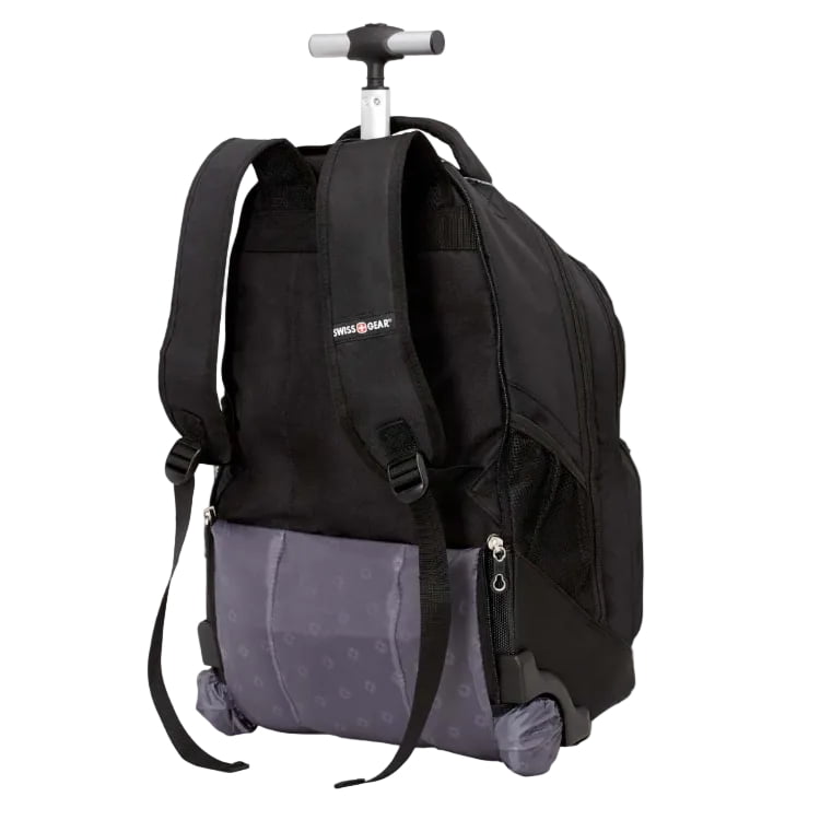 Swiss Gear Backpack on Wheels Black Swiss Gear The Rolling Laptop Backpack