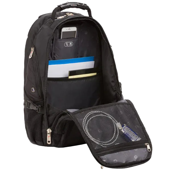 Swiss Gear Backpacks Black Swiss Gear The 1900 ScanSmart Laptop Backpack