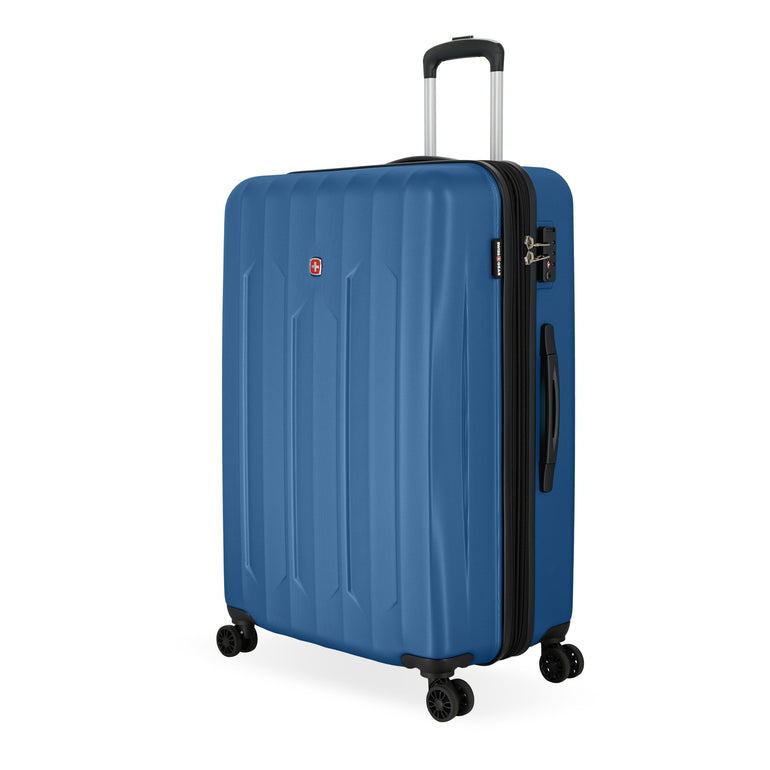 Swiss Gear Luggage Blue Swiss Gear Chrome Reserve Expandable Large Checked Spinner Luggage