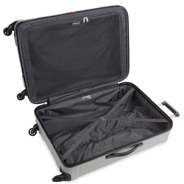 Swiss Gear Luggage Silver Swiss Gear The Summit 3-Piece Spinner Luggage Set