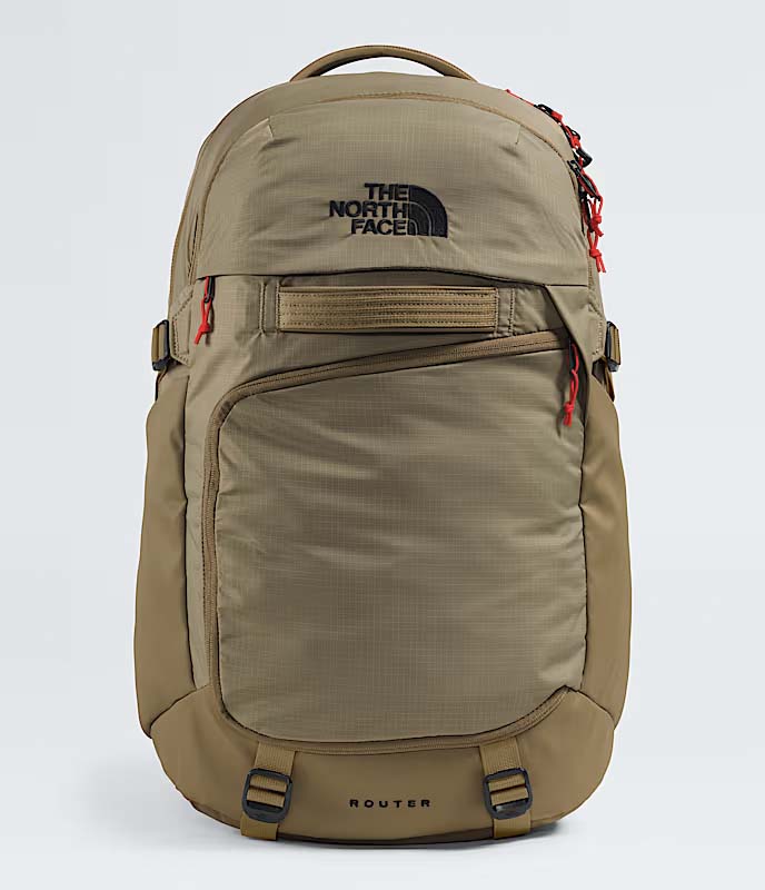 The North Face Backpacks Cedar/Lava Red The North Face Router Backpack