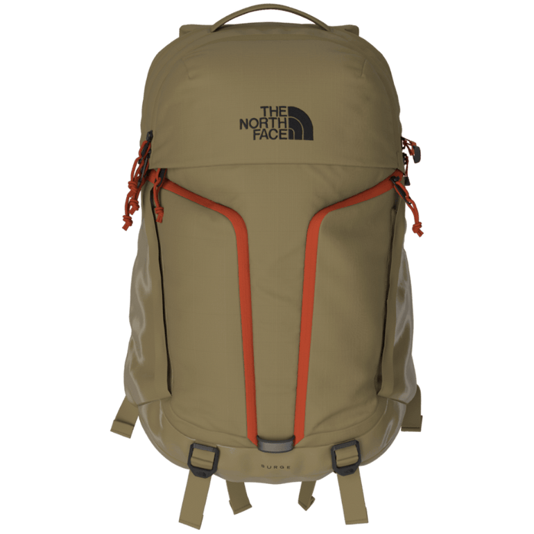 The North Face Backpacks Cedar/Lava Red The North Face Surge Backpack