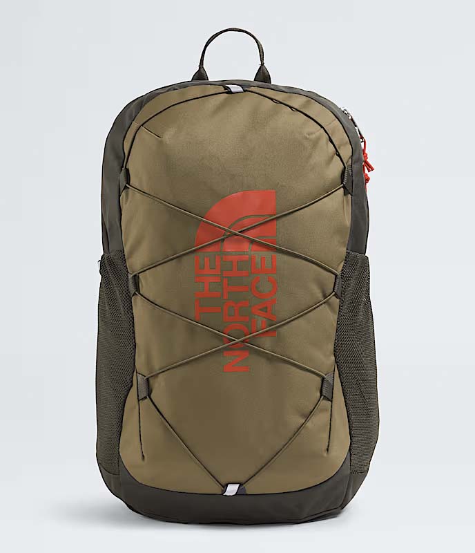 The North Face Backpacks Cedar/New Taupe Green/Lava Red The North Face Youth Court Jester Backpack
