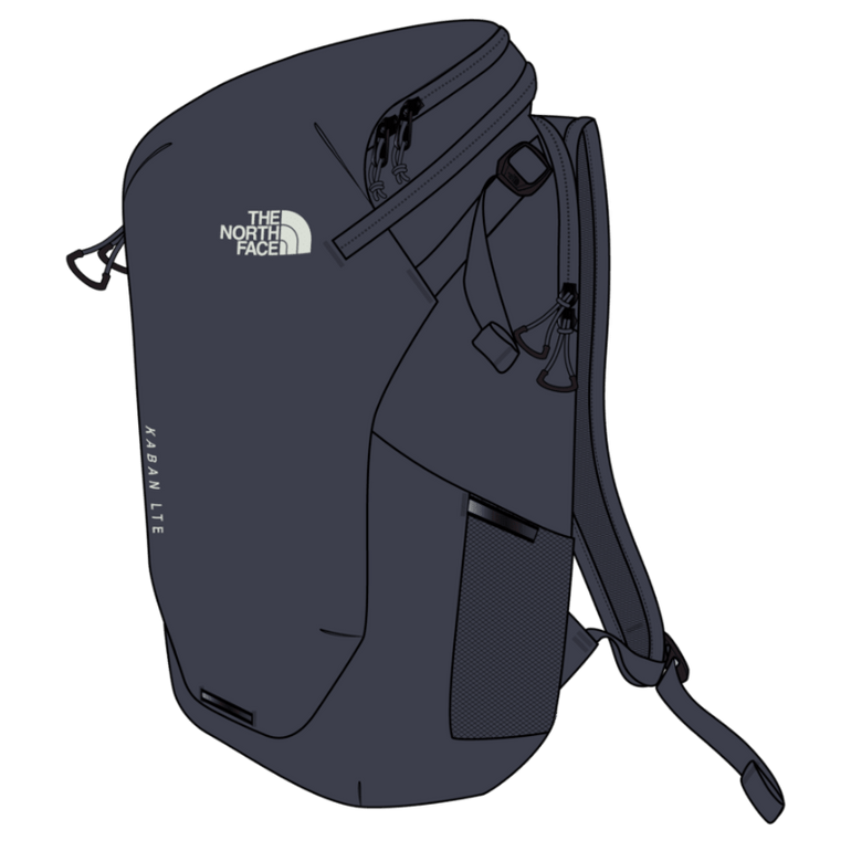 The North Face Backpacks Granite Grey/Pearl Stone The North Face Kaban LTE Backpack