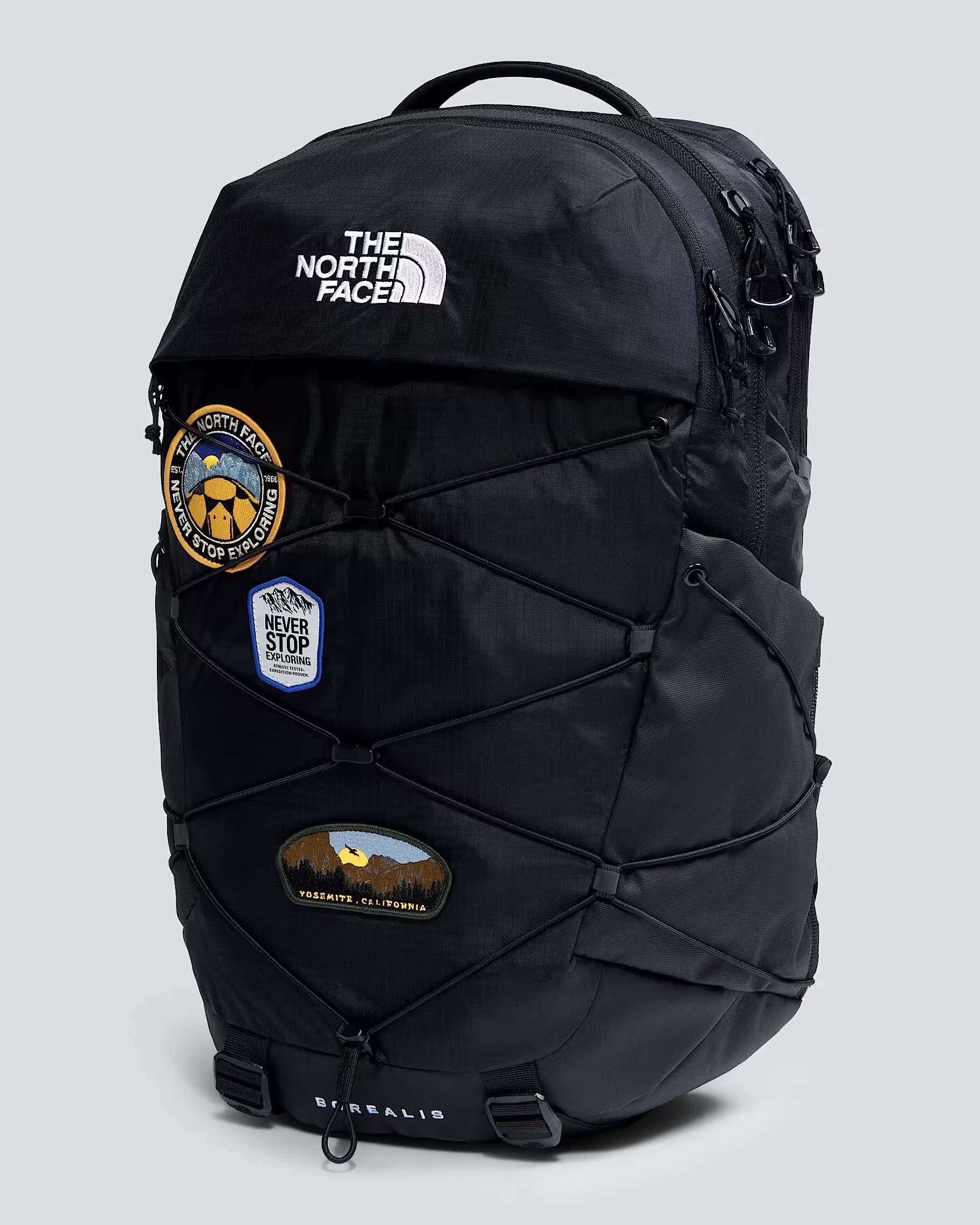 The North Face Backpacks TNF Black/TNF White/Patch The North Face Borealis Patch