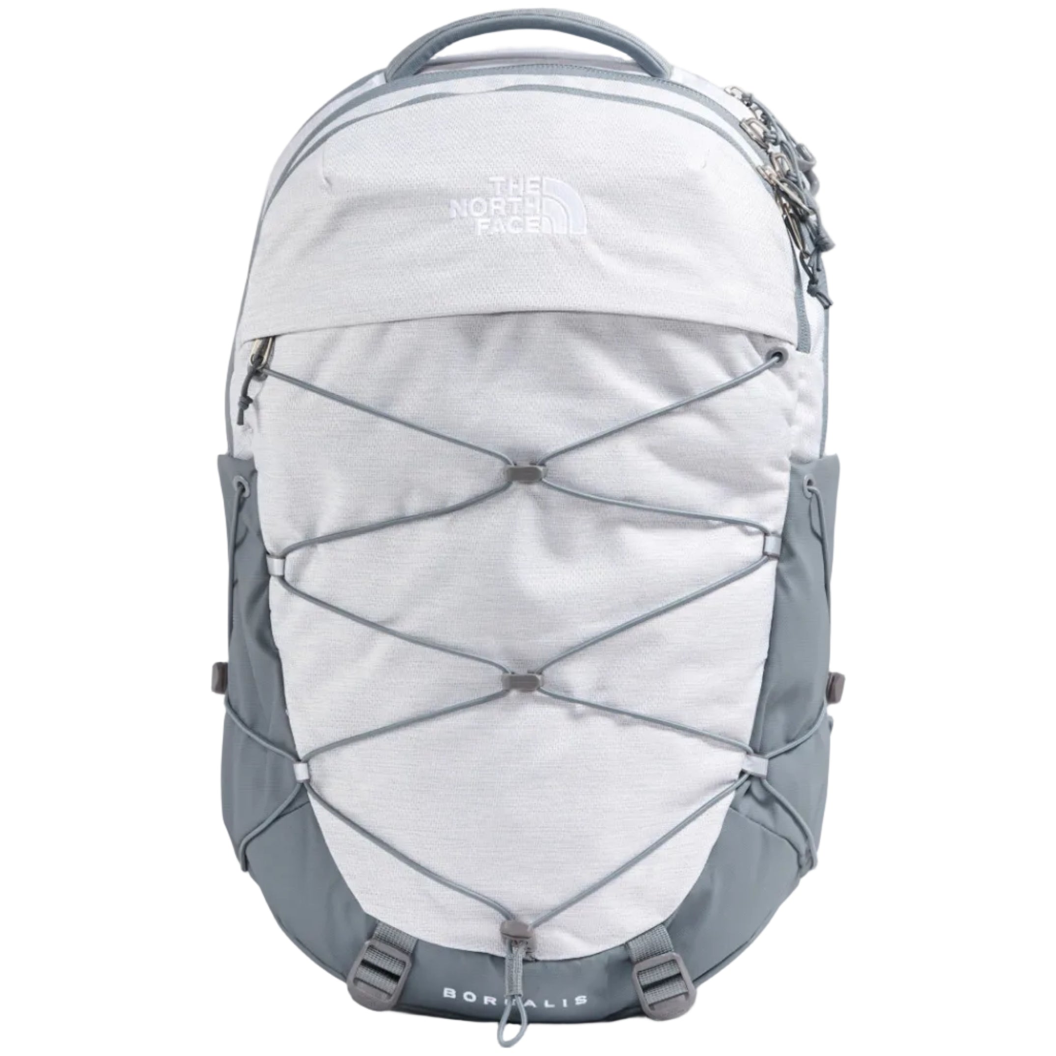 The North Face Backpacks TNF White Metallic Mélange/Mid Grey-NPF The North Face Women’s Borealis Backpack