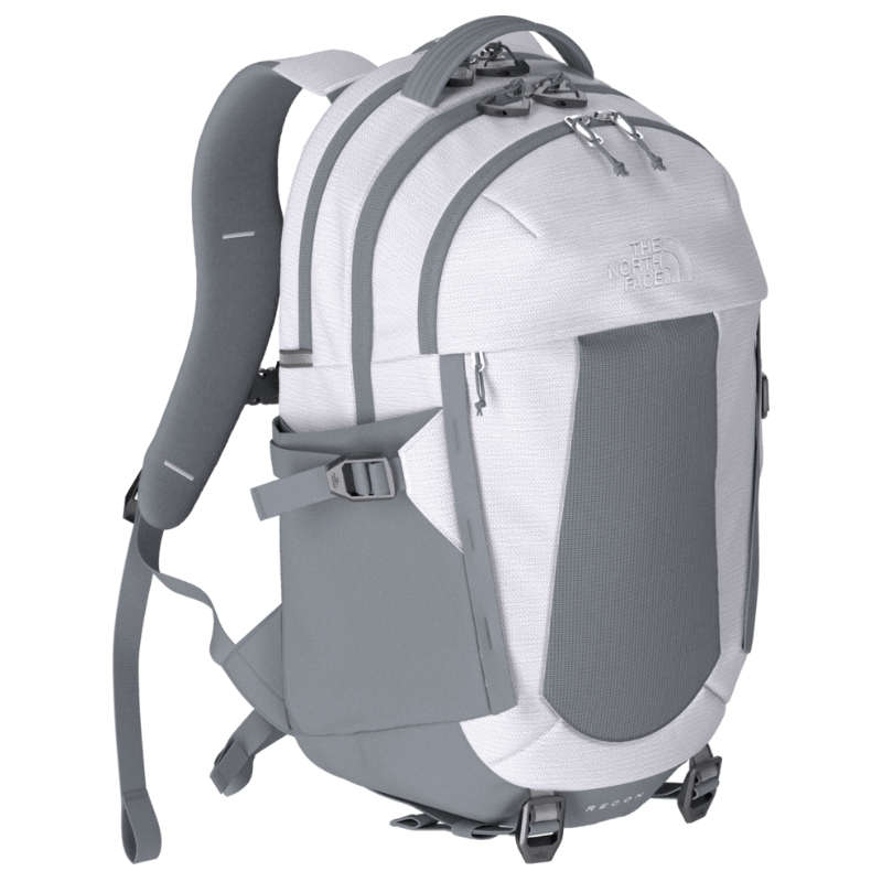 The North Face Backpacks TNF White Metallic Mélange/Mid Grey-NPF The North Face Women's Recon Backpack