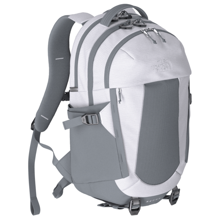The North Face Backpacks TNF White Metallic Mélange/Mid Grey-NPF The North Face Women's Recon Backpack