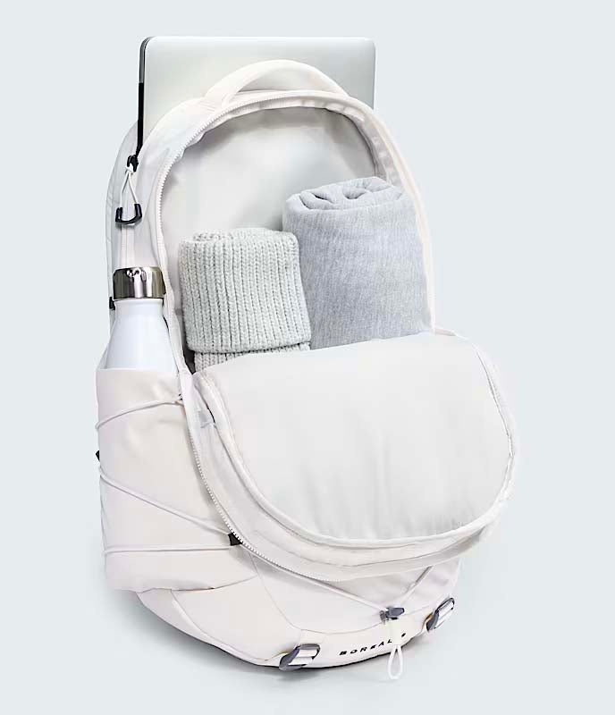 The North Face Backpacks White Dune/Patch The North Face Women's Borealis Patch Backpack