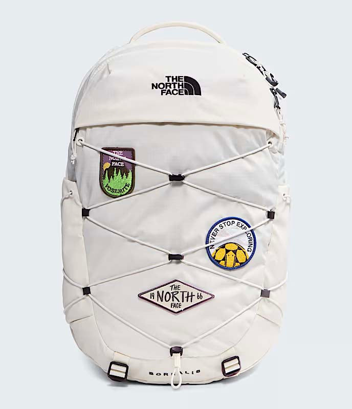 The North Face Backpacks White Dune/Patch The North Face Women's Borealis Patch Backpack