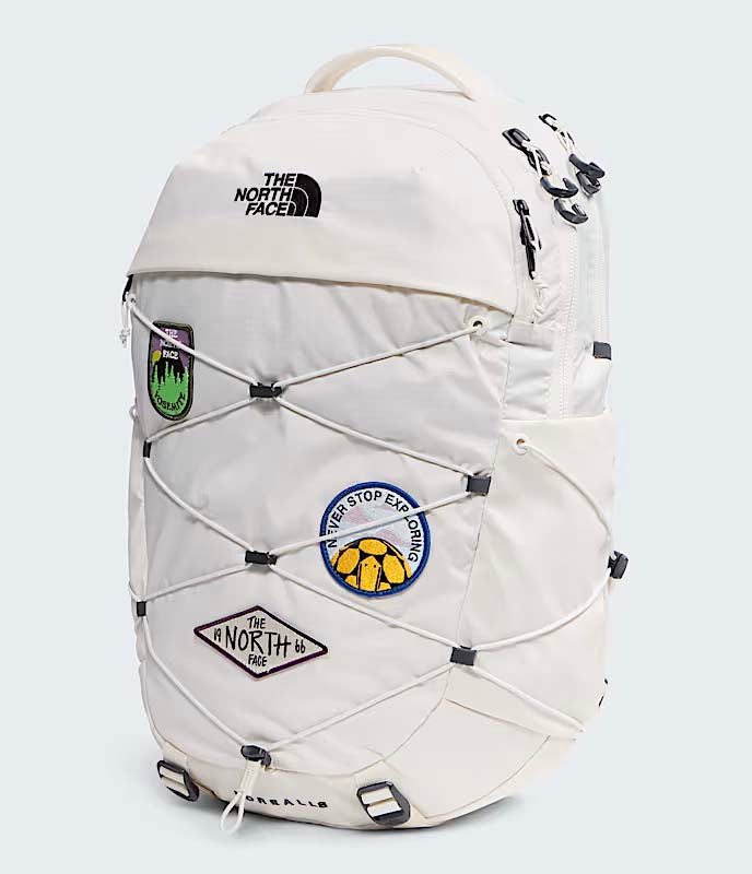 The North Face Backpacks White Dune/Patch The North Face Women's Borealis Patch Backpack