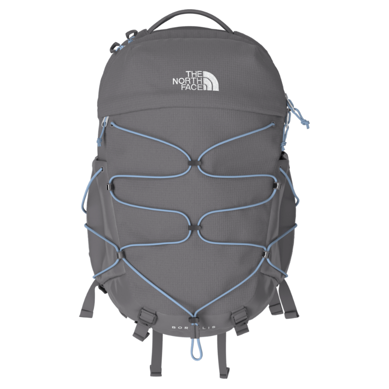 The North Face Backpacks Zinc Grey Dark Heather/Powder Blue-NPF The North Face Women’s Borealis Backpack