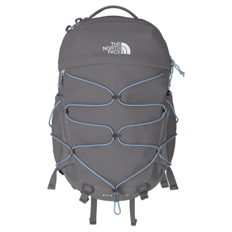 The North Face Backpacks Zinc Grey Dark Heather/Powder Blue-NPF The North Face Women’s Borealis Backpack