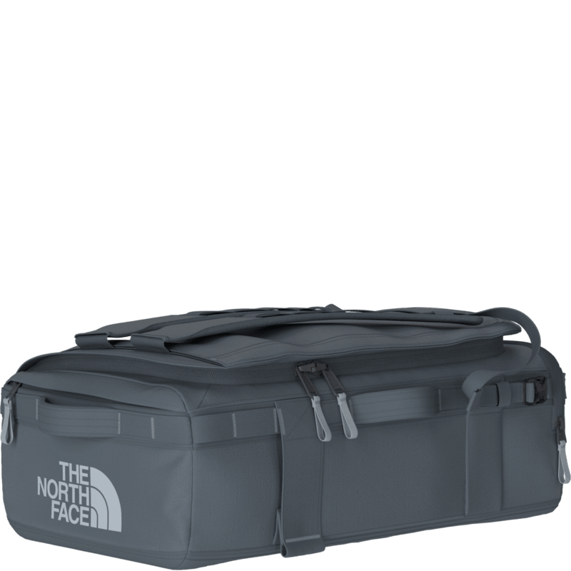 The North Face Duffles Granite Grey/Frost Grey The North Face Base Camp Voyager Duffel—32L