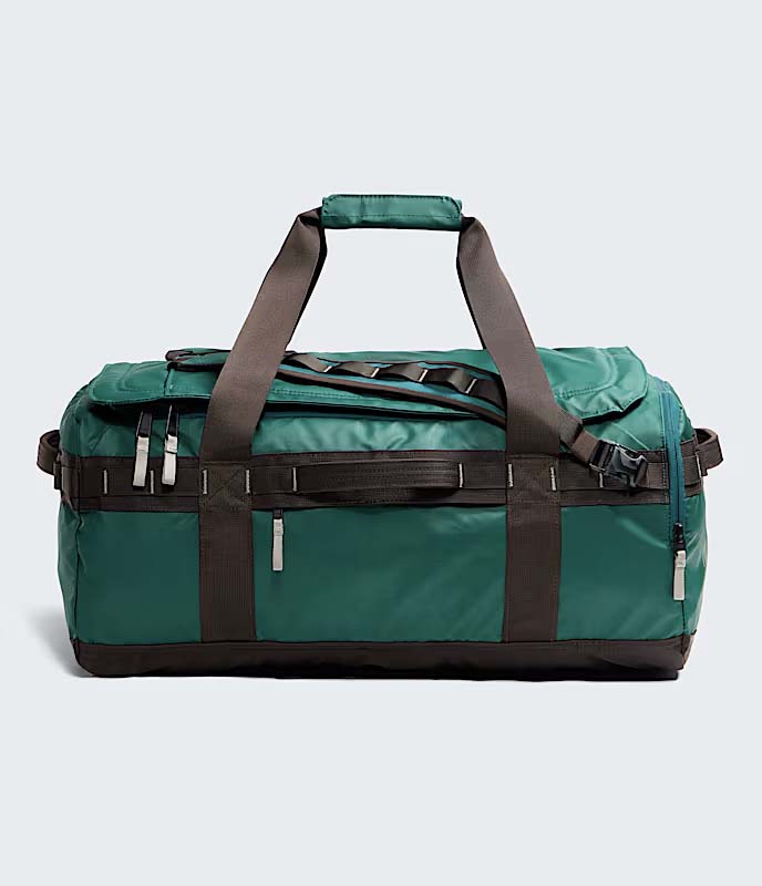 The North Face Duffles Pacific Teal/Dark Chestnut/Stone Slab The North Face Base Camp Voyager Duffel—62L