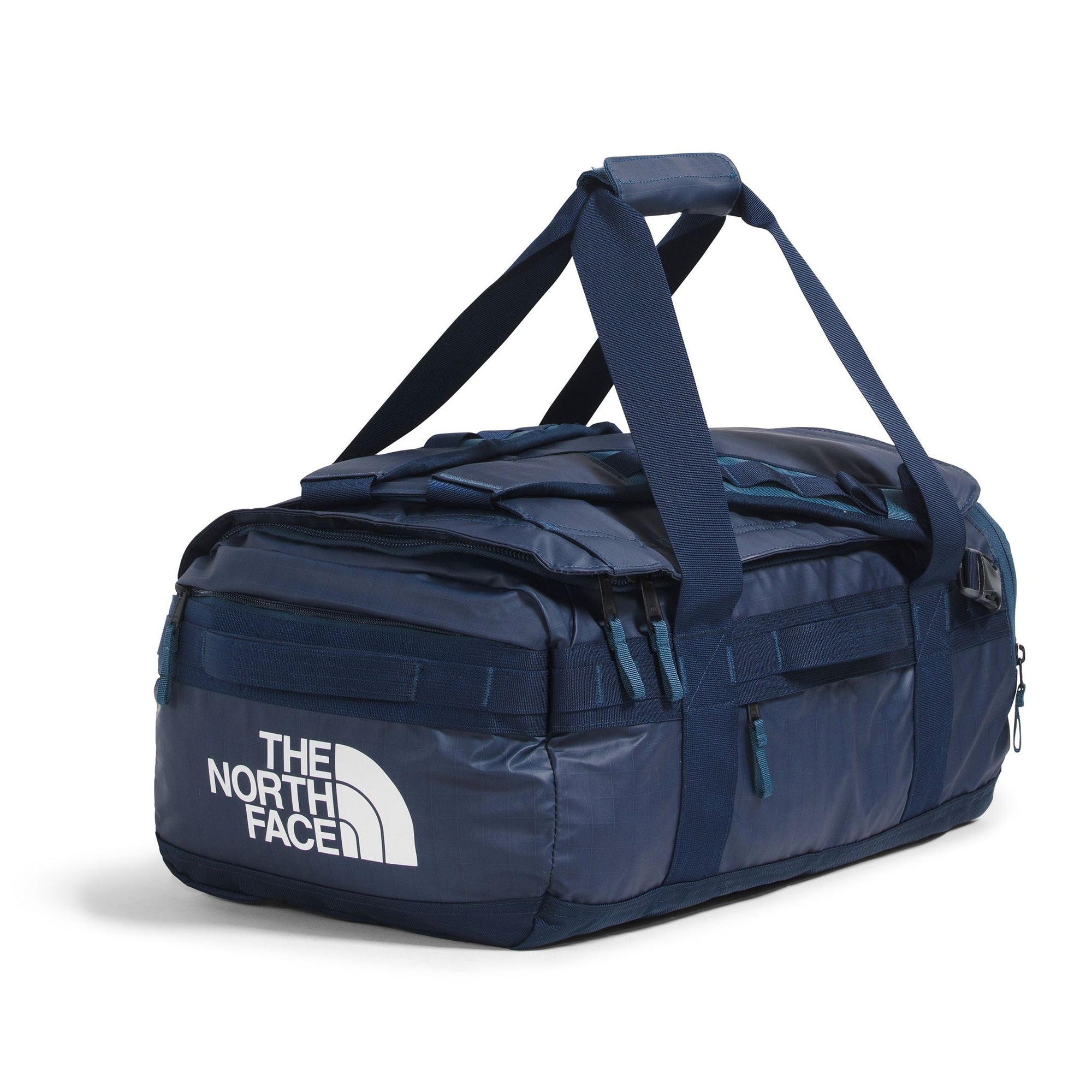 The North Face Duffles Shady Blue/Summit Navy The North Face Base Camp Voyager Duffel—42L