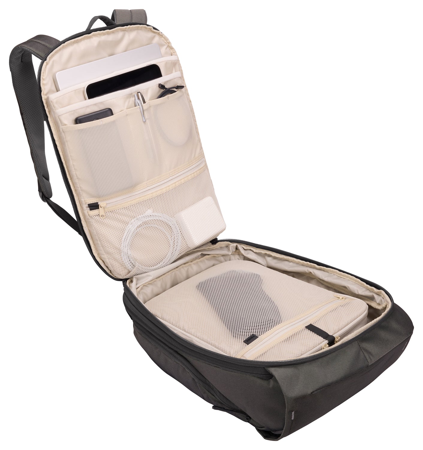 Thule Backpacks Vetiver Gray Thule Subterra 2 Expandable Travel Backpack 26L - Vetiver Gray