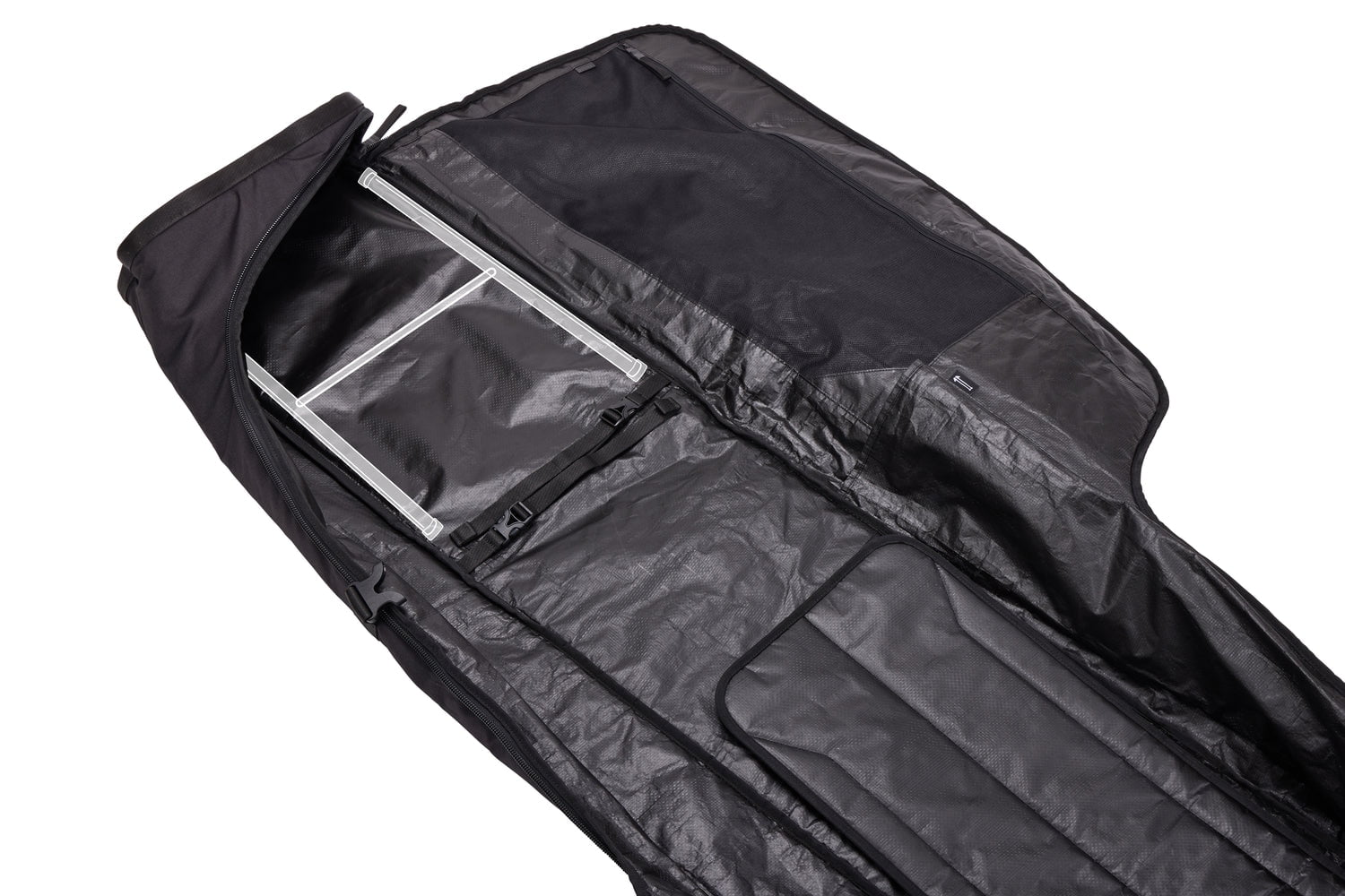 Thule Ski Bag Black Thule RoundTrip Ski Roller Bag 192cm - Black