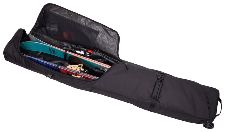 Thule Ski Bag Black Thule RoundTrip Ski Roller Bag 192cm - Black