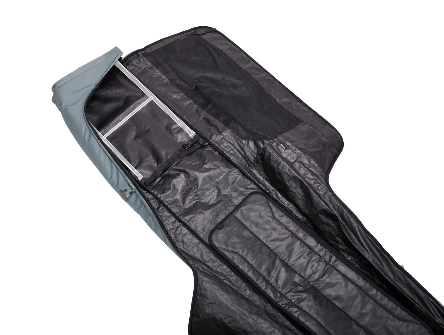 Thule Ski Bag Mid Blue Thule RoundTrip Ski Roller Bag 192cm - Mid Blue