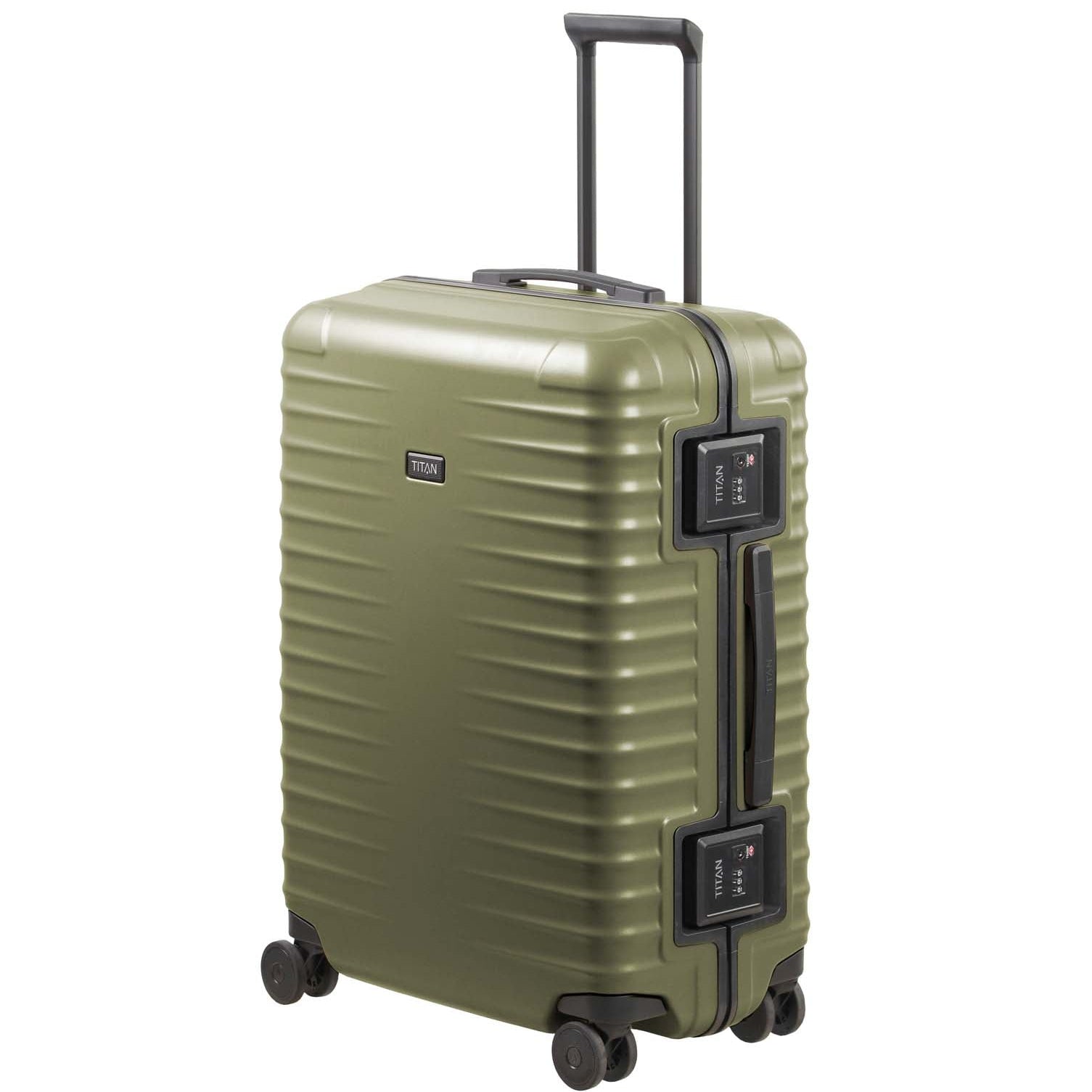 Titan Luggage Forest Green Titan OVERSEAS Trolley M+ Medium Luggage