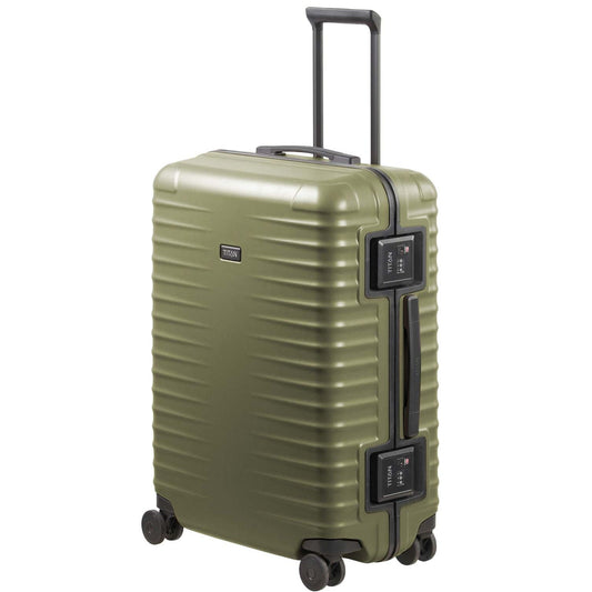 Titan Luggage Forest Green Titan OVERSEAS Trolley M+ Medium Luggage