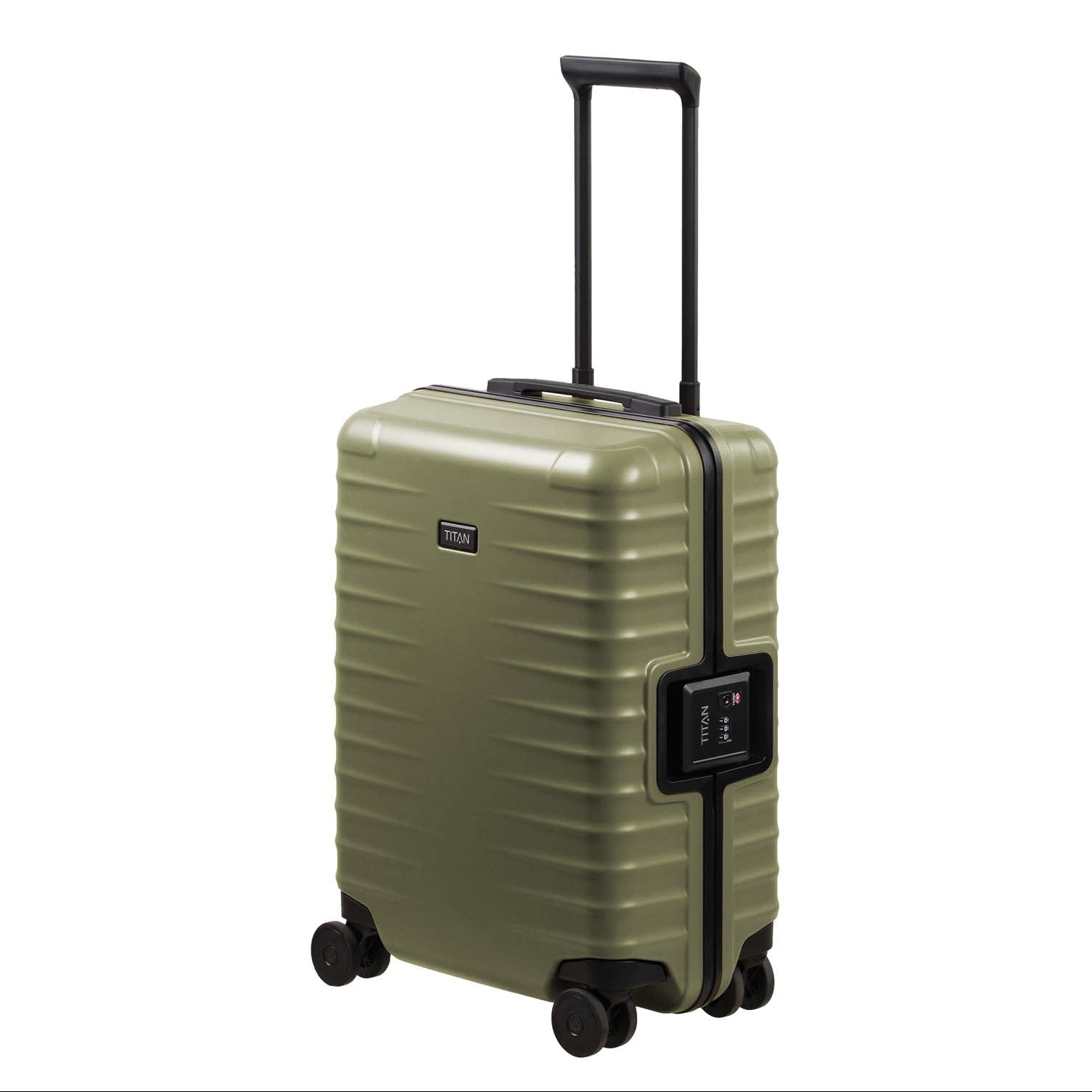 Titan Luggage Forest Green Titan OVERSEAS Trolley S23 Carry-On Luggage