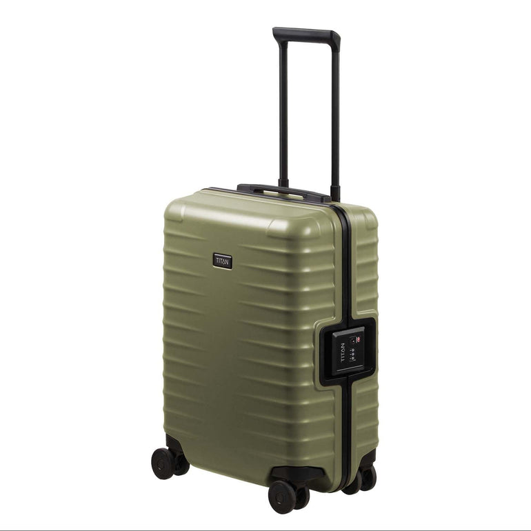 Titan Luggage Forest Green Titan OVERSEAS Trolley S23 Carry-On Luggage