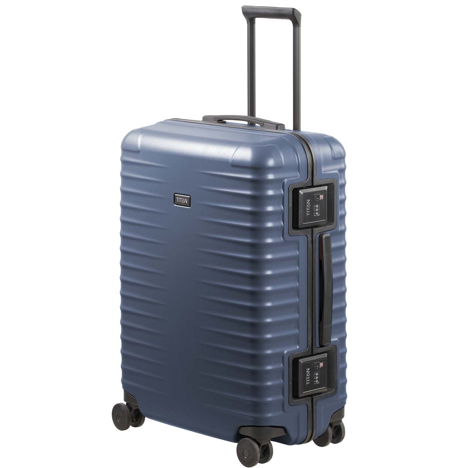 Titan Luggage Midnight Blue Titan OVERSEAS Trolley M+ Medium Luggage